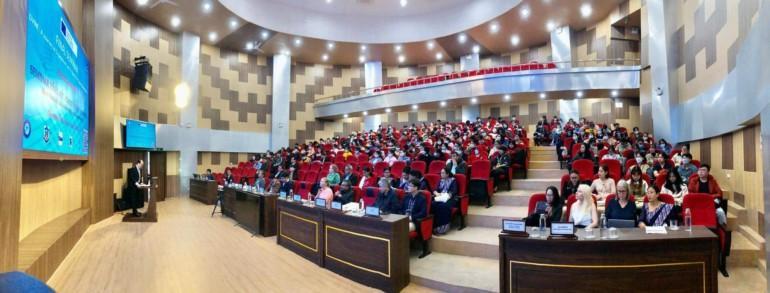 audience in an auditorium